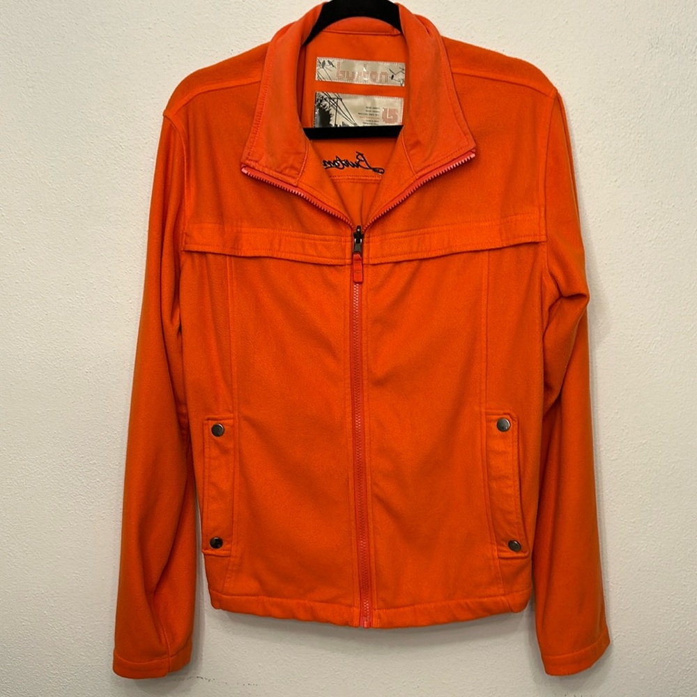 Burton Women's Ski Jacket Fleece Snowboarding XL Orange